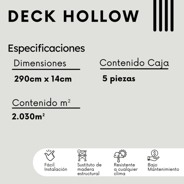 Deck Hollow exterior WPC