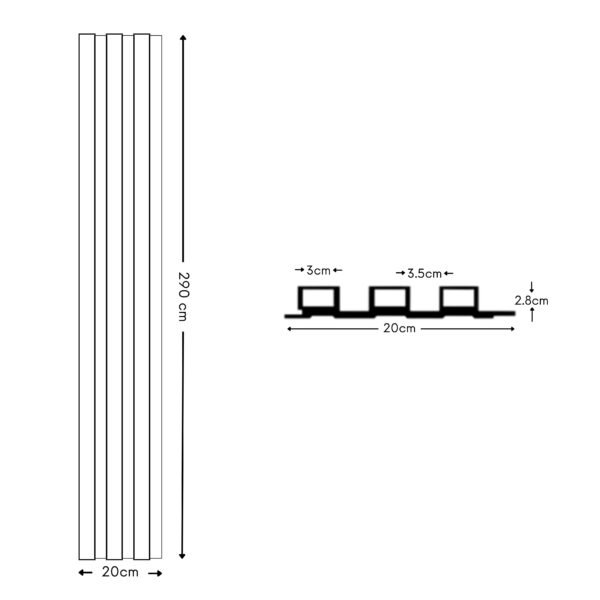 Lambrín interior Wide